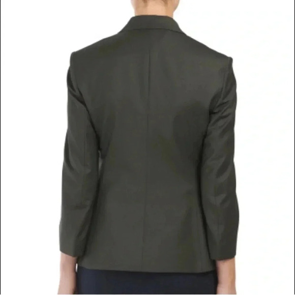 Theory Grey Linworth Virgin Wool Two Button Blazer Size 4 - Picture 9 of 9